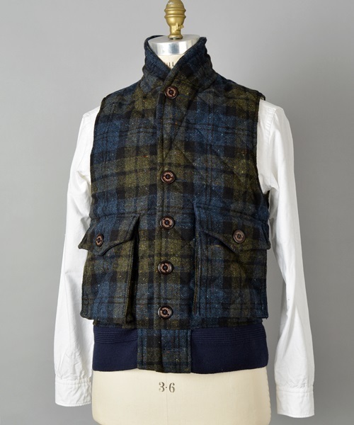 メンズ ラベンハム ベスト LAVENHAM - LAVENHAM ラベンハム RUG COTTON