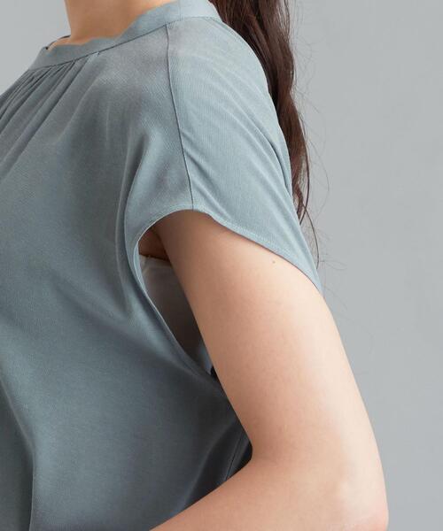green label relaxing スタンド ネック フレア ワンピース green label relaxing（グリーンレーベルリラクシング）の「CS