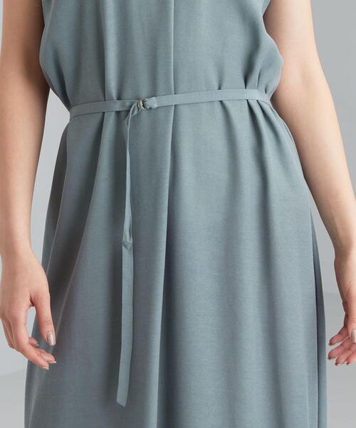 green label relaxing スタンド ネック フレア ワンピース green label relaxing（グリーンレーベルリラクシング）の「CS