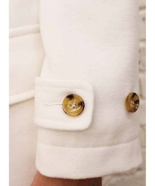 Kastane（カスタネ）の「【Kastane】ロングダッフルコート（ダッフルコート・レディース・ホワイト/チャコールグレー/ブラウン/ネイビー・MEDIUM/SMALL）」の10枚目の写真