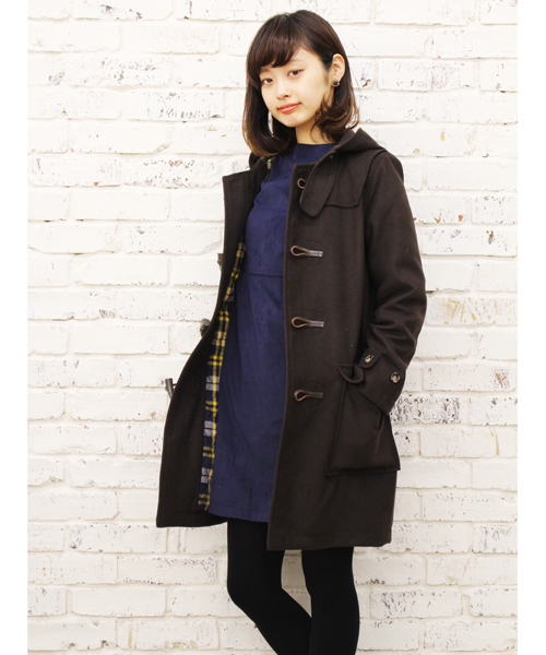 ウールコート　ダッフルコート　kastane KBF Kastane（カスタネ）の「【Kastane】ロングダッフルコート（ダッフル