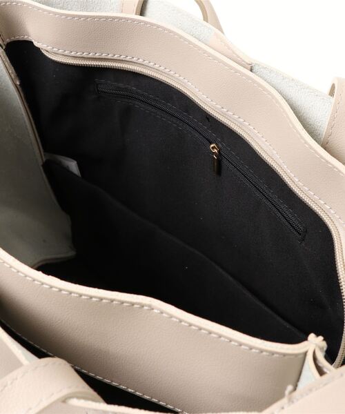 dictionary（ディクショナリー）の「【dictionary】フェイクレザートートバッグ（トートバッグ・レディース・ブラウン/ブラック/ベージュ・FREE）」の6枚目の写真