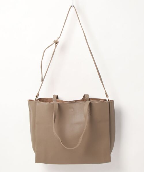 dictionary（ディクショナリー）の「【dictionary】フェイクレザートートバッグ（トートバッグ・レディース・ブラウン/ブラック/ベージュ・FREE）」の10枚目の写真