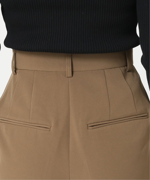 JOINT WORKS（ジョイントワークス）の「J-セットアップパンツ（スラックス・レディース・オフホワイト/モカ・SMALL/MEDIUM）」の15枚目の写真