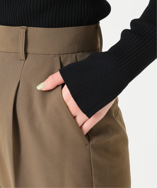 JOINT WORKS（ジョイントワークス）の「J-セットアップパンツ（スラックス・レディース・オフホワイト/モカ・SMALL/MEDIUM）」の18枚目の写真