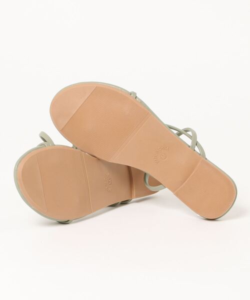 SPINNS（スピンズ）の「細紐フラットサンダル（サンダル・レディース・ベージュ/ミント/ブラック/パープル/ブラウン・M/L/S）」の7枚目の写真