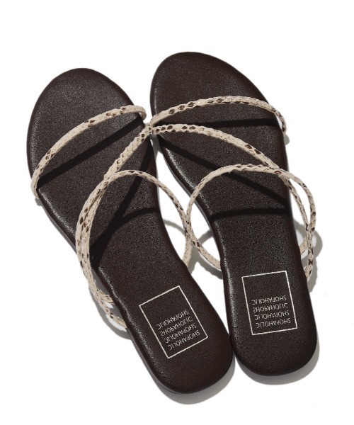 SPINNS（スピンズ）の「細紐フラットサンダル（サンダル・レディース・ベージュ/ミント/ブラック/パープル/ブラウン・M/L/S）」の13枚目の写真