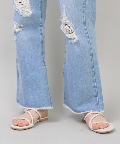 SPINNS（スピンズ）の「細紐フラットサンダル（サンダル・レディース・ベージュ/ミント/ブラック/パープル/ブラウン・M/L/S）」の21枚目の写真