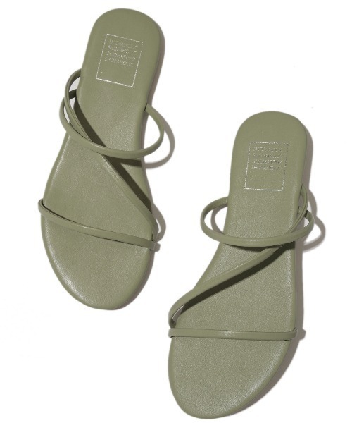 SPINNS（スピンズ）の「細紐フラットサンダル（サンダル・レディース・ベージュ/ミント/ブラック/パープル/ブラウン・M/L/S）」の8枚目の写真