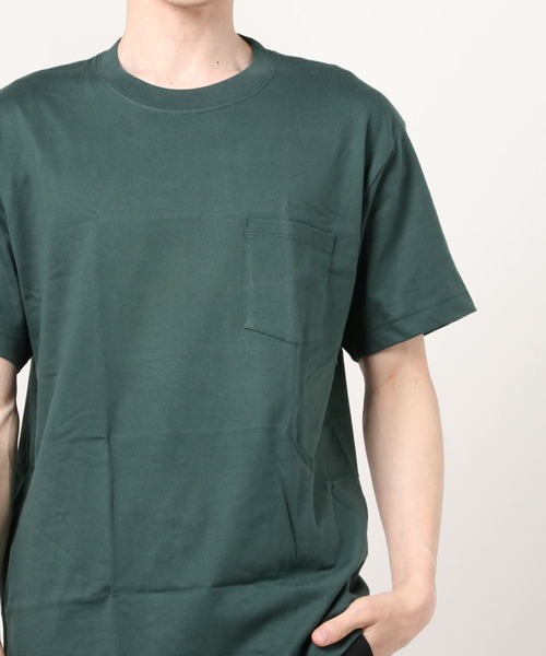 HANES(ヘインズ)の「Hanes/ヘインズ ビーフィーポケットTシャツ(Tシャツ/カットソー・メンズ・レッド/ブラック/グリーン/カーキ/ホワイト/パープル/グレー・LARGE/X-LARGE/MEDIUM)」の6枚目の写真