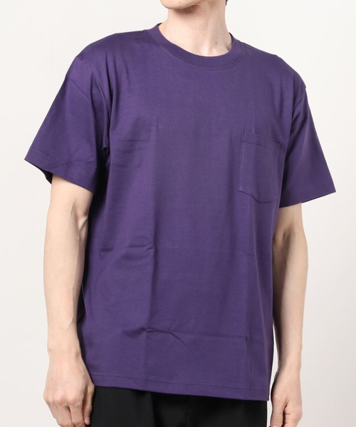 HANES(ヘインズ)の「Hanes/ヘインズ ビーフィーポケットTシャツ(Tシャツ/カットソー・メンズ・レッド/ブラック/グリーン/カーキ/ホワイト/パープル/グレー・LARGE/X-LARGE/MEDIUM)」の13枚目の写真