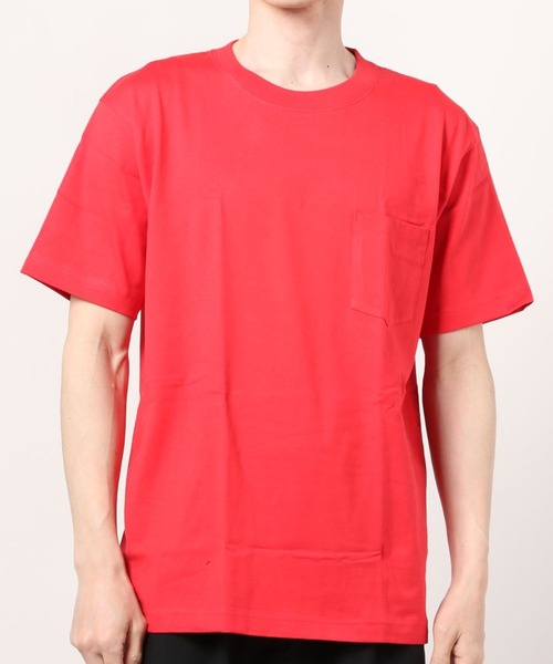 HANES(ヘインズ)の「Hanes/ヘインズ ビーフィーポケットTシャツ(Tシャツ/カットソー・メンズ・レッド/ブラック/グリーン/カーキ/ホワイト/パープル/グレー・LARGE/X-LARGE/MEDIUM)」の14枚目の写真