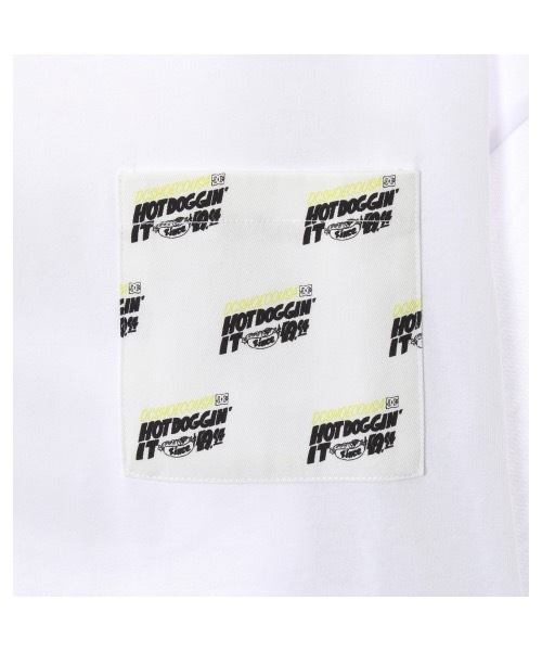 DC SHOES(ディーシーシューズ)の「21 15S WIDE HOTDOGGI/DC半袖Tシャツ(Tシャツ/カットソー・メンズ・ホワイト/ブラック系その他/ブラック/ベージュ・LARGE/MEDIUM/X-LARGE)」の6枚目の写真