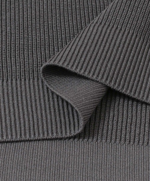 URBAN RESEARCH（アーバンリサーチ）の「ハンドウォッシャブル片畦ニットベスト（ベスト・メンズ・ネイビー/チャコールグレー・LARGE/MEDIUM）」の7枚目の写真