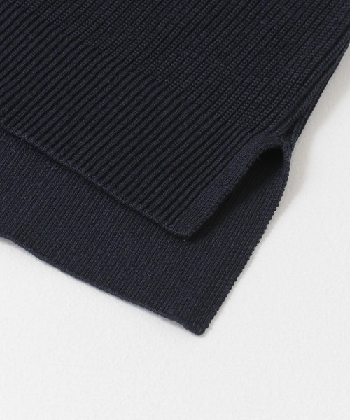 URBAN RESEARCH（アーバンリサーチ）の「ハンドウォッシャブル片畦ニットベスト（ベスト・メンズ・ネイビー/チャコールグレー・LARGE/MEDIUM）」の11枚目の写真
