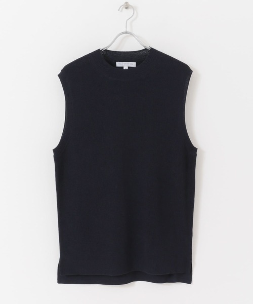 URBAN RESEARCH（アーバンリサーチ）の「ハンドウォッシャブル片畦ニットベスト（ベスト・メンズ・ネイビー/チャコールグレー・LARGE/MEDIUM）」の13枚目の写真