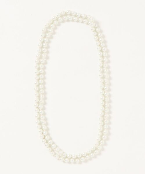 kutir(クティール)の「kutirlune/ロングパールネックレス(ネックレス・レディース・ホワイト・FREE)」の6枚目の写真