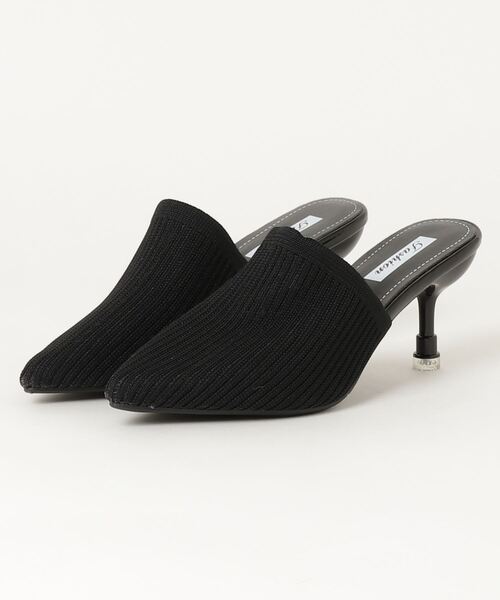 SFW（エスエフダブリュー）の「美脚を叶える ポインテッドトゥミュール（サンダル・レディース・ブラック/ベージュ/イエロー・40/38/39/35/36/37/34）」の4枚目の写真