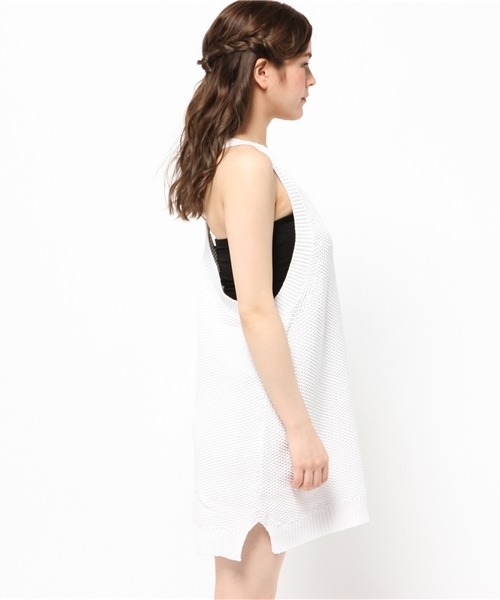 One Tea spoon（ワンティースプーン）の「S SALOR KNIT TOP (One Tea Spoon)（ワンピース・レディース・ホワイト・FREE）」の6枚目の写真