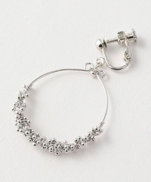 NOLLEY’S（ノーリーズ）の「つぶメタフープイヤリング（イヤリング・レディース・ゴールド/シルバー・FREE）」の6枚目の写真