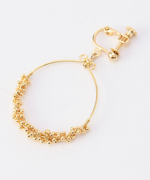 NOLLEY’S（ノーリーズ）の「つぶメタフープイヤリング（イヤリング・レディース・ゴールド/シルバー・FREE）」の7枚目の写真