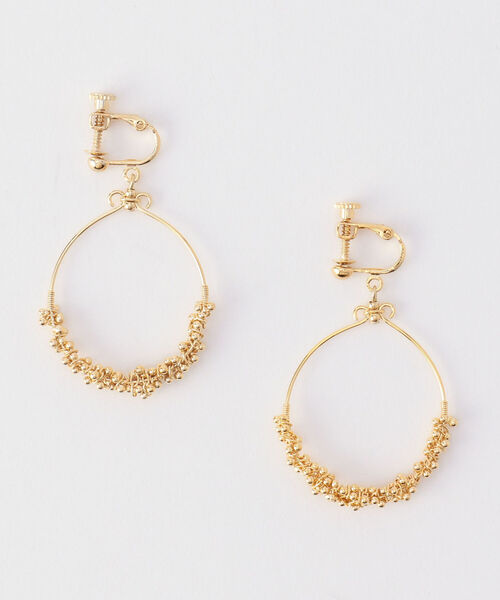 NOLLEY’S（ノーリーズ）の「つぶメタフープイヤリング（イヤリング・レディース・ゴールド/シルバー・FREE）」の9枚目の写真