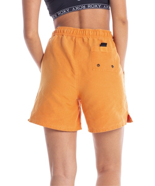 ROXY（ロキシー）の「OVER THE MOON/ロキシーウエストゴムボードショーツ・サーフトランクス(水着)（水着・レディース・ブラック/カーキ/オレンジ・SMALL/MEDIUM/LARGE）」の6枚目の写真