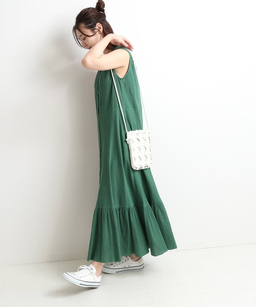 SLOBE IENA（スローブイエナ）の「SLOBE IENA サークルメッシュショルダーバック◆（ショルダーバッグ・レディース・ホワイト/キャメル・FREE）」の14枚目の写真