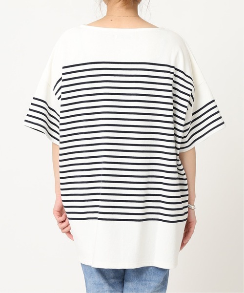 JOURNAL STANDARD(ジャーナルスタンダード)の「コットンボーダーハーフスリーブプルオーバー◆2(Tシャツ/カットソー・レディース・ピンク/ブルー/ネイビー・M)」の20枚目の写真