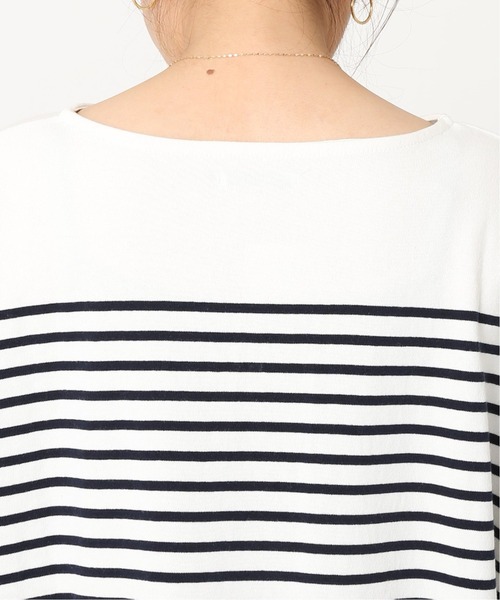 JOURNAL STANDARD(ジャーナルスタンダード)の「コットンボーダーハーフスリーブプルオーバー◆2(Tシャツ/カットソー・レディース・ピンク/ブルー/ネイビー・M)」の22枚目の写真