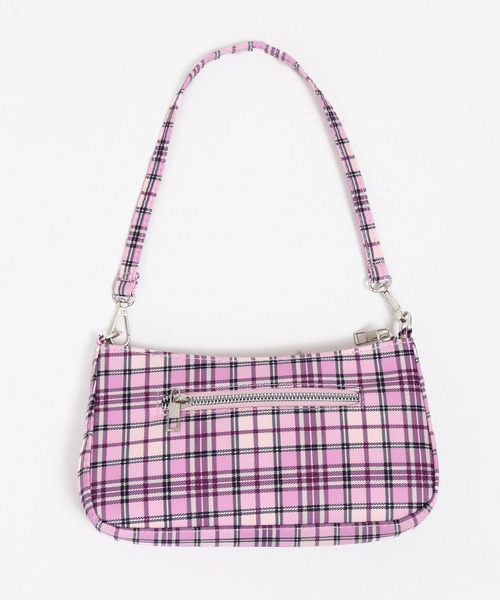 WC（ダブル シー）の「2WAYカラーチェックバッグ（ショルダーバッグ・レディース・ホワイト/ブルー/パープル・FREE）」の15枚目の写真