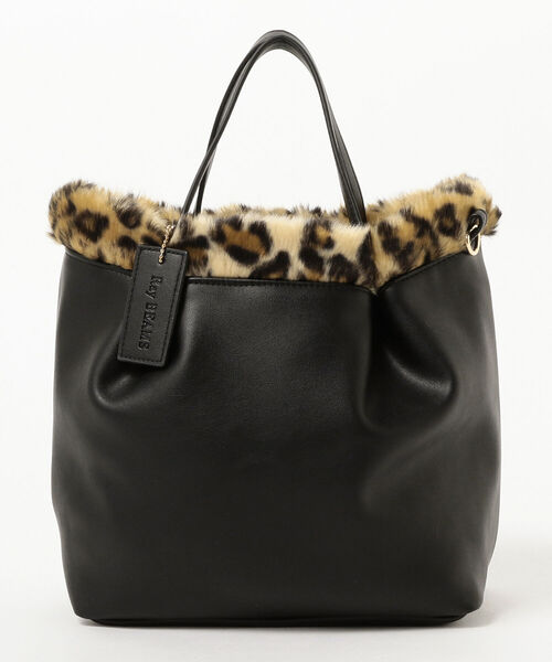 Ray BEAMS(レイビームス)の「Ray BEAMS / リバーシブル フェイクファー バッグ(ショルダーバッグ・レディース・グレー/その他・ONE SIZE)」の21枚目の写真