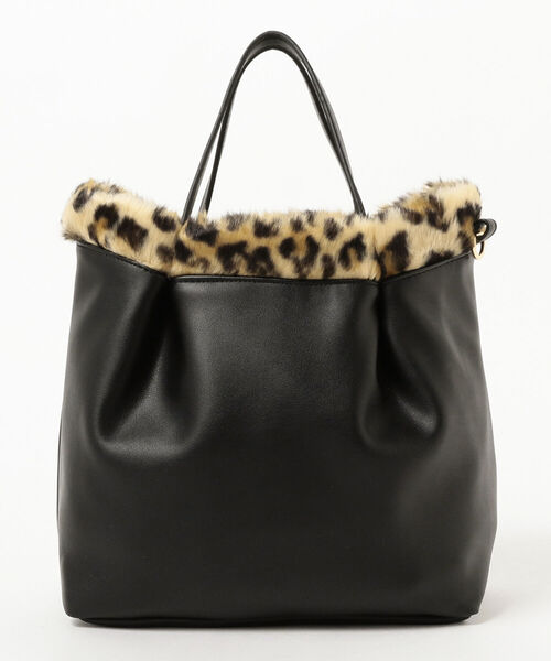 Ray BEAMS(レイビームス)の「Ray BEAMS / リバーシブル フェイクファー バッグ(ショルダーバッグ・レディース・グレー/その他・ONE SIZE)」の20枚目の写真