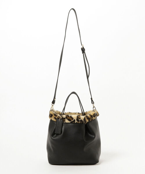 Ray BEAMS(レイビームス)の「Ray BEAMS / リバーシブル フェイクファー バッグ(ショルダーバッグ・レディース・グレー/その他・ONE SIZE)」の19枚目の写真