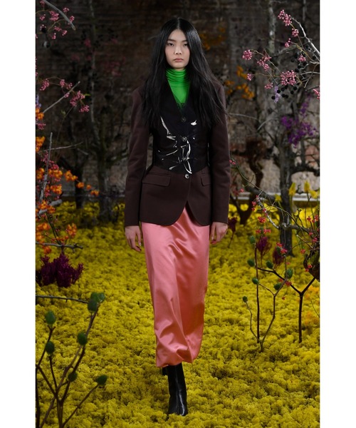 RAF SIMONS(ラフシモンズ)の「Straight fit skirt(スカート・レディース・ネイビー/ピンク・34)」の8枚目の写真