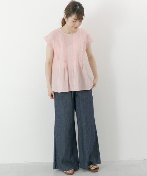 URBAN RESEARCH Sonny Label（アーバンリサーチサニーレーベル）の「ピンタックブラウス（シャツ/ブラウス・レディース・ブラック/オフホワイト/ピンク/ブラウン・FREE）」の19枚目の写真