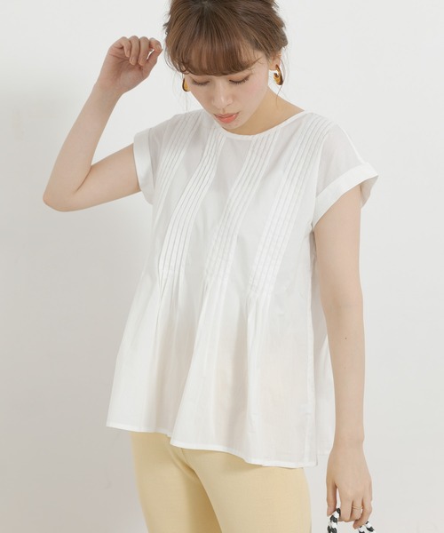 URBAN RESEARCH Sonny Label（アーバンリサーチサニーレーベル）の「ピンタックブラウス（シャツ/ブラウス・レディース・ブラック/オフホワイト/ピンク/ブラウン・FREE）」の20枚目の写真