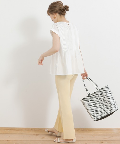 URBAN RESEARCH Sonny Label（アーバンリサーチサニーレーベル）の「ピンタックブラウス（シャツ/ブラウス・レディース・ブラック/オフホワイト/ピンク/ブラウン・FREE）」の10枚目の写真