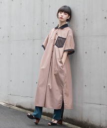 La SRIC | La SRIC / ストライプポロワンピース(ワンピース)