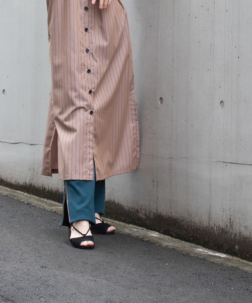 La SRIC(ラスリック)の「La SRIC / ストライプポロワンピース(ワンピース・レディース・ベージュ/ネイビー・38)」の17枚目の写真