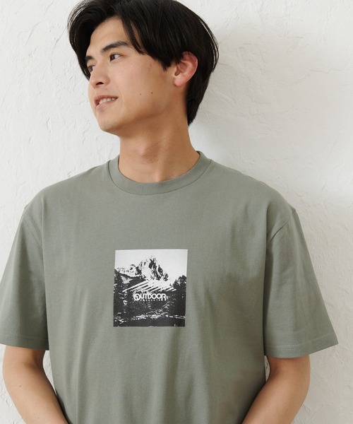 OUTDOOR PRODUCTS(アウトドアプロダクツ)の「USAコットン ヘビーウェイトフォトロゴビッグシルエットTシャツ(Tシャツ/カットソー・メンズ・ホワイト/ブラック/カーキ/ブルー系その他・SMALL/MEDIUM/LARGE/X-LARGE)」の21枚目の写真