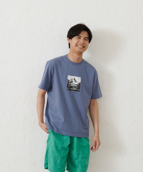 OUTDOOR PRODUCTS(アウトドアプロダクツ)の「USAコットン ヘビーウェイトフォトロゴビッグシルエットTシャツ(Tシャツ/カットソー・メンズ・ホワイト/ブラック/カーキ/ブルー系その他・SMALL/MEDIUM/LARGE/X-LARGE)」の15枚目の写真
