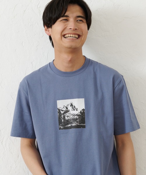OUTDOOR PRODUCTS(アウトドアプロダクツ)の「USAコットン ヘビーウェイトフォトロゴビッグシルエットTシャツ(Tシャツ/カットソー・メンズ・ホワイト/ブラック/カーキ/ブルー系その他・SMALL/MEDIUM/LARGE/X-LARGE)」の13枚目の写真
