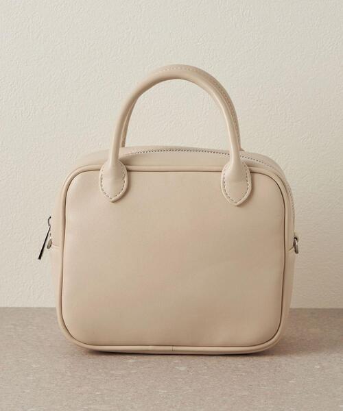 CITEN(シテン)の「<CITEN(シテン)>スクエアミニ ボストンバッグ(ボストンバッグ・レディース・ダークブラウン/オフホワイト/ブラック・FREE)」の21枚目の写真