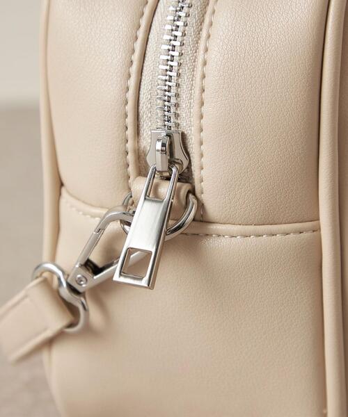 CITEN(シテン)の「<CITEN(シテン)>スクエアミニ ボストンバッグ(ボストンバッグ・レディース・ダークブラウン/オフホワイト/ブラック・FREE)」の13枚目の写真