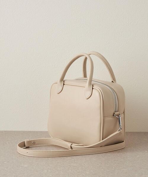 CITEN(シテン)の「<CITEN(シテン)>スクエアミニ ボストンバッグ(ボストンバッグ・レディース・ダークブラウン/オフホワイト/ブラック・FREE)」の15枚目の写真