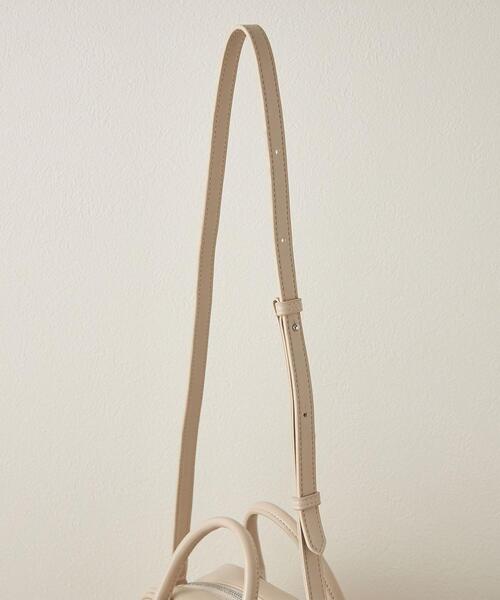 CITEN(シテン)の「<CITEN(シテン)>スクエアミニ ボストンバッグ(ボストンバッグ・レディース・ダークブラウン/オフホワイト/ブラック・FREE)」の16枚目の写真