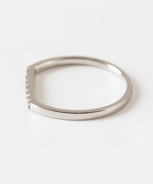 JUICY ROCK(ジューシーロック)の「SV925 パヴェシグネットリング(リング・レディース・シルバー・#13/#9/#11)」の4枚目の写真