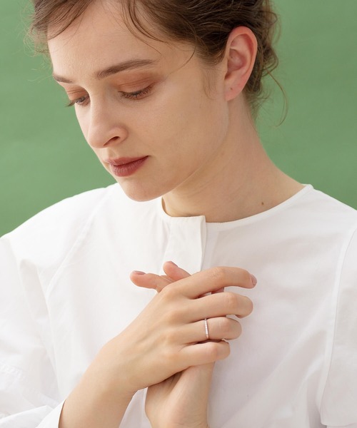 JUICY ROCK(ジューシーロック)の「SV925 パヴェシグネットリング(リング・レディース・シルバー・#13/#9/#11)」の9枚目の写真