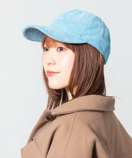 CONVERSE（コンバース）の「CONVERSE CORDUROY CAP（キャップ・レディース・ブラック/ベージュ/アイボリー/サックスブルー・FREE）」の4枚目の写真
